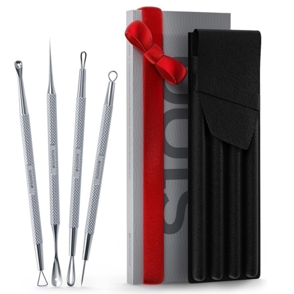 Brand New Skincare Set Tea Tree Oil Jade Facial Roller Acne Extraction Tool Kit - Picture 3 of 16